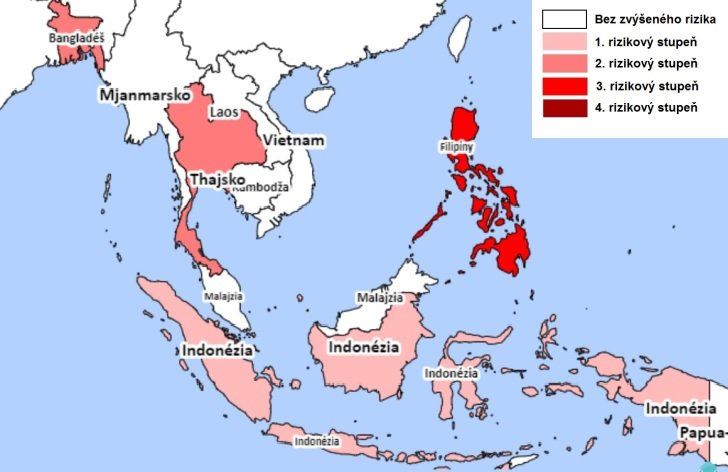 Rizikové oblasti Indonézie