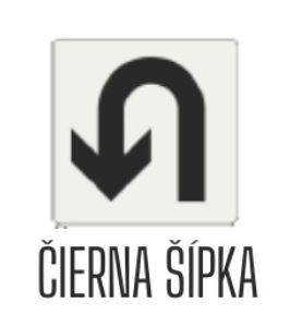 nová dopravná značka otočenie sa
