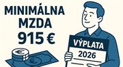 Prehľadne o minimálnej mzde 2026: Koľko budete zarábať v jednotlivých stupňoch?