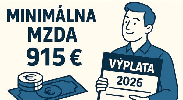 Prehľadne o minimálnej mzde 2026: Koľko budete zarábať v jednotlivých stupňoch?