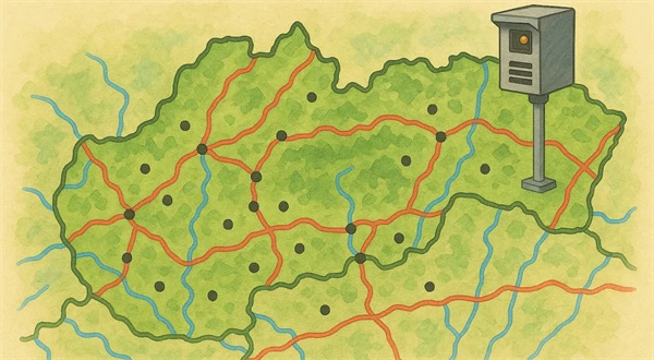 Na cestách pribudne 279 radarov. Pozrite si mapu, kde budú v roku 2026